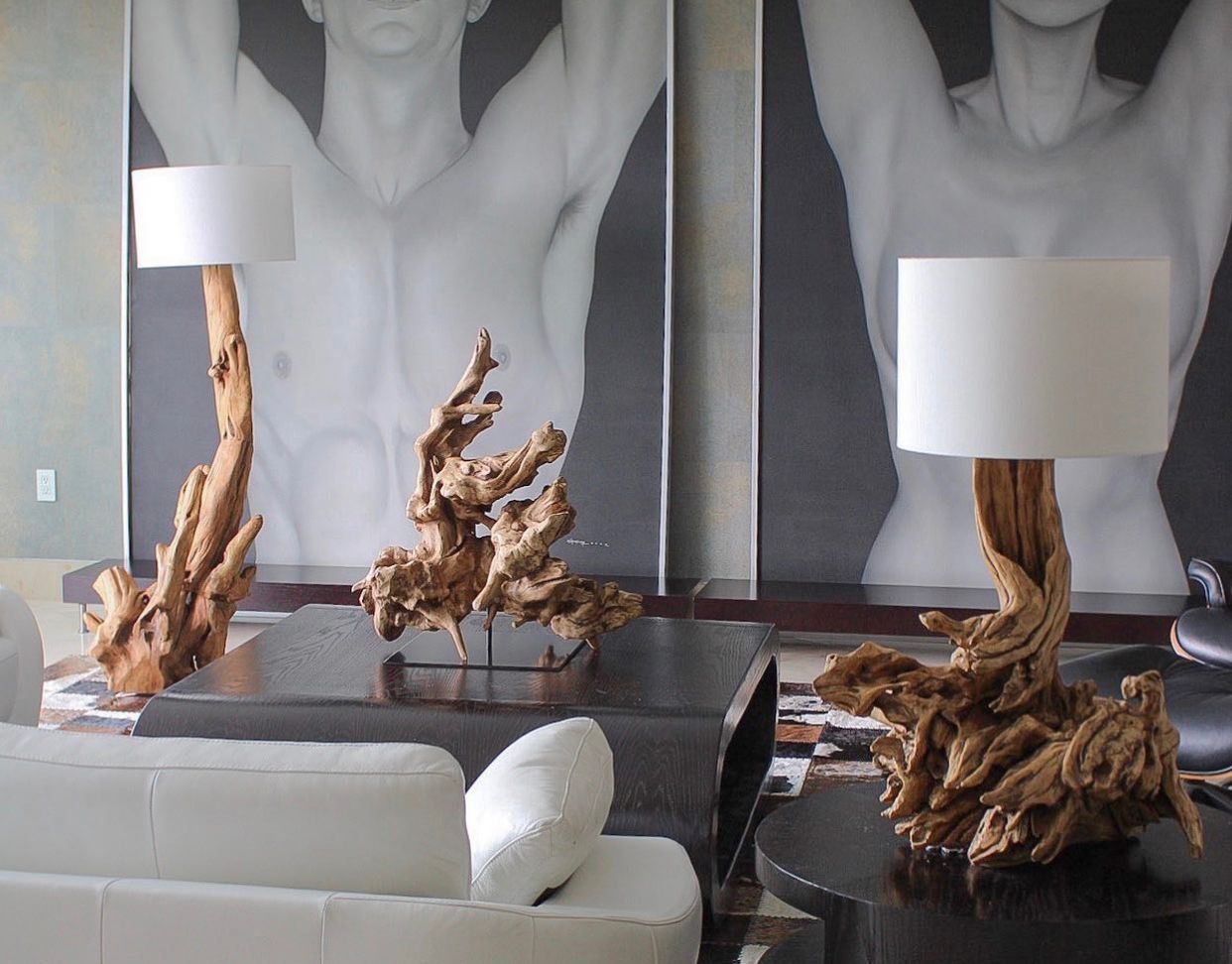 Moblaje Formas orgánicas que conectan con la esencia del ser humano